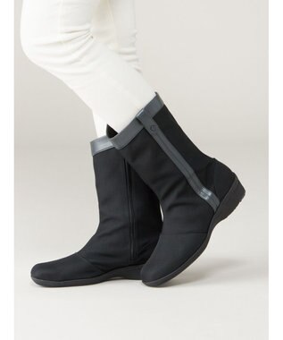 ASICS WALKING ペダラウォーキングシューズ 3E ヒール高3.5cm ブラック系