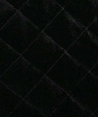 uncrave ベロア キルティング ブルゾン（uncrave WHITE） ブラック