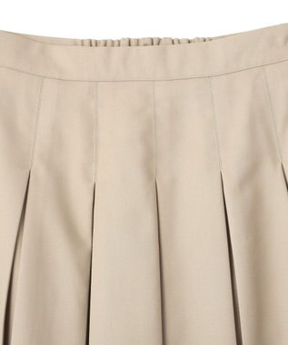 earth music&ecology タックプリーツミディスカート Light Beige