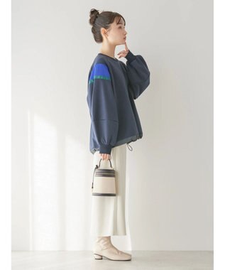 AMERICAN HOLIC ショルダーラインドロストポンチプルオーバー Navy