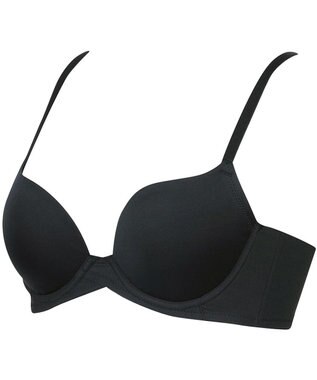 WACOAL ブラジャー サイズや体型特徴に合わせた設計 背中に段差がつきにくい アウターにひびきにくい レディース BXC410 /ワコール ブラック