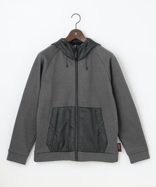 JOSEPH ABBOUD MOUNTAIN 【UNISEX】吸水速乾 バックフリースパーカー グレー系