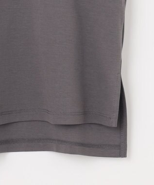 ANY SIS S 【撥水・汗ジミ防止・UVケア・洗える】スーピマスムース クロップド Tシャツ スレートロゴ