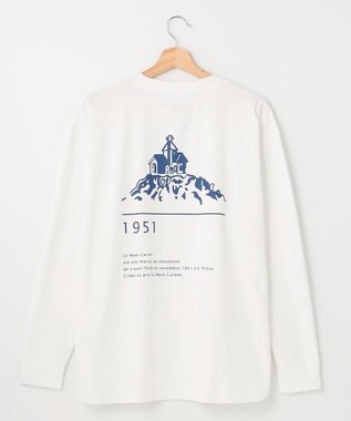 SHARE PARK MENS 【UNISEX】吸水速乾 LMCバックプリントロングスリーブTシャツ（L・XLサイズ） ホワイト