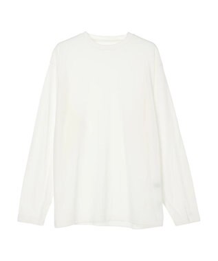 CRAFT STANDARD BOUTIQUE 強撚ポンチカーディガン＋Ｌ／Ｓ　ＴＥＥーＳＥＴ Light Gray