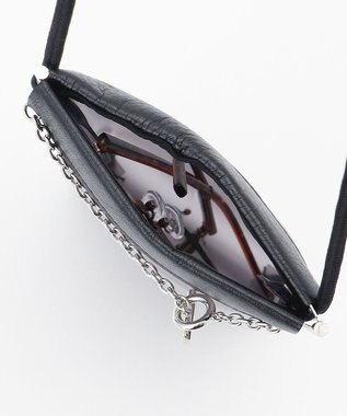 ICB ポーチ付きサングラス ブラウン系