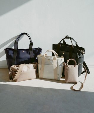 TOPKAPI 【Breath TOPKAPI】【TOPKAPI × 藤本美貴さんコラボ】スコッチグレイン 10ポケット トートバッグ L/マザーズバッグ/撥水 ミルクティ