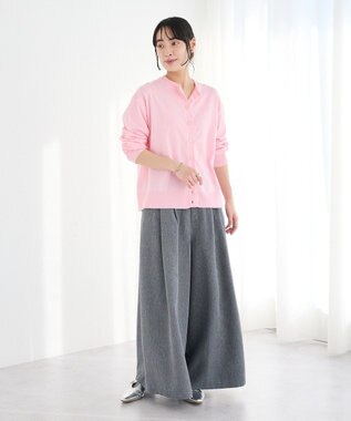 CRAFT STANDARD BOUTIQUE スカーチョワイドパンツ Gray Mixture