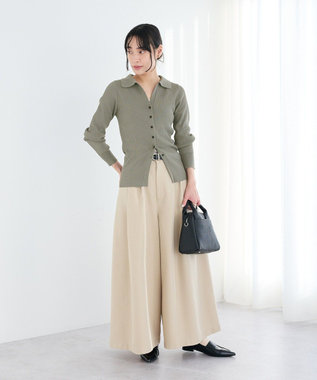 CRAFT STANDARD BOUTIQUE スカーチョワイドパンツ Beige