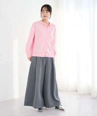 CRAFT STANDARD BOUTIQUE スカーチョワイドパンツ Gray Mixture