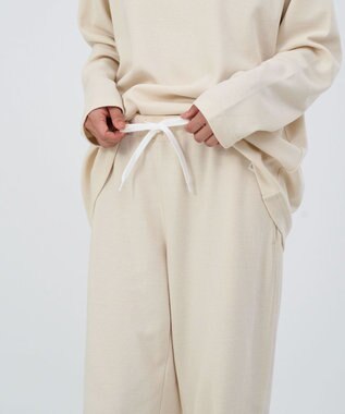 HAAG レゾナバイオ リラックスストレートパンツ オーガニック