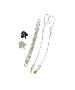 LANVIN en Bleu ノエルスリング ストラップ シルバー