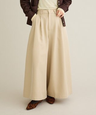 CRAFT STANDARD BOUTIQUE スカーチョワイドパンツ Beige