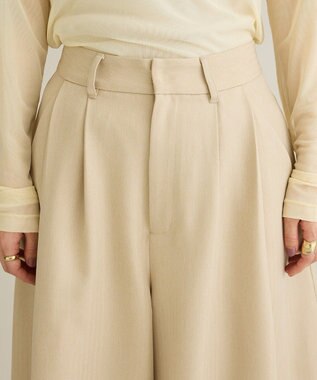 CRAFT STANDARD BOUTIQUE スカーチョワイドパンツ Beige