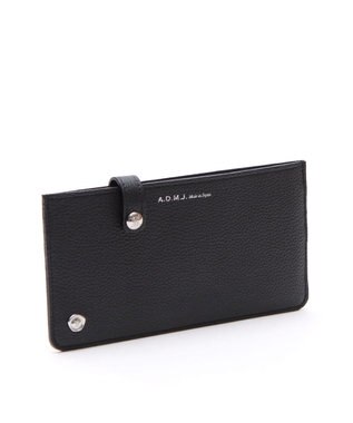A.D.M.J. 【牛革】モーツァルト　スリムウォレット BLACK