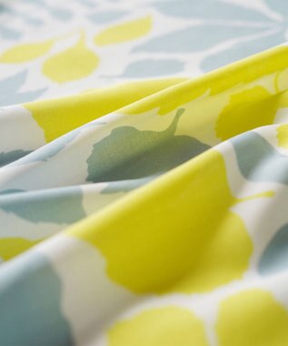 nitorito 【UNISEX】ギフトパッケージ&ステッカー付 落ち葉のブーケ ハンカチ スカーフ yellow x grayish green