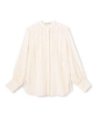 BEIGE， MOYE / フリルブラウス Ecru