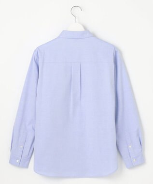 J.PRESS LADIES 【洗える】PINオックス ボタンダウン シャツ ブルー系