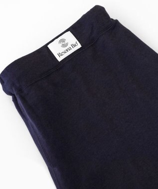 HAAG レゾナバイオ リラックスストレートパンツ ネイビー