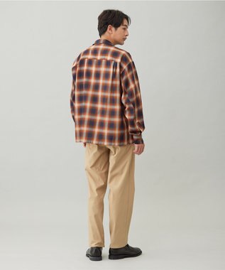 UNFILO MENS COTTON TOUCH 機能美パンツ ストレート ベージュ