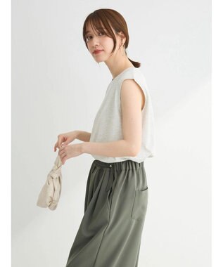 Green Parks 汗染み防止ノースリーブプルオーバー Light Gray Mixture