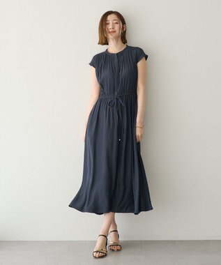 YECCA VECCA ギャザードロストワンピース