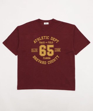 WEGO ナンバリングフットボールT（SS） ワイン