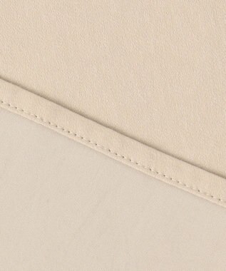 23区 L 【見上愛さん着用/Oggi10月号掲載/洗える】スエーディーサテン シャツ ベージュ系