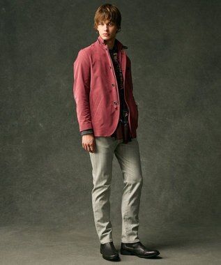 JOSEPH ABBOUD 【ストレッチ/パウダータッチ/JAPANファブリック】アーティローザストレッチジャケット ワイン系
