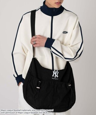 WEGO 【ユニセックス着用ITEM】別注MLBドロストポケットショルダー ブラック