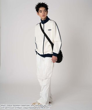 WEGO 【ユニセックス着用ITEM】別注MLBドロストポケットショルダー ブラック