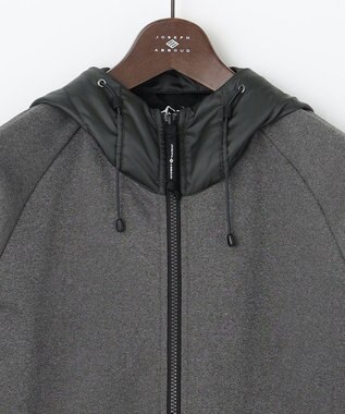 JOSEPH ABBOUD MOUNTAIN 【UNISEX】吸水速乾 バックフリースパーカー グレー系