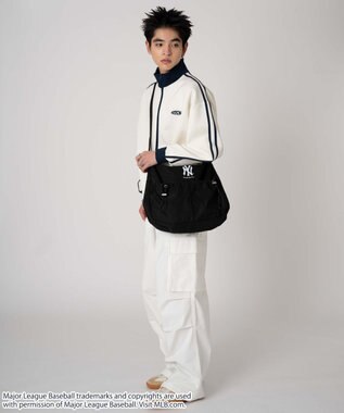 WEGO 【ユニセックス着用ITEM】別注MLBドロストポケットショルダー ブラック