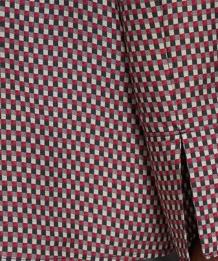 JOSEPH 【洗える】オーバーレイプリント　ブラウス Ruby combo