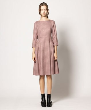 TOCCA 【洗える】MEMORY OF AUTUMN ドレス ピンク系