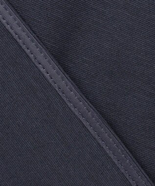 自由区 【接触冷感・UVカット・吸水速乾・抗菌防臭・洗える】ハイツイストポンチペプラム カットソー ネイビー