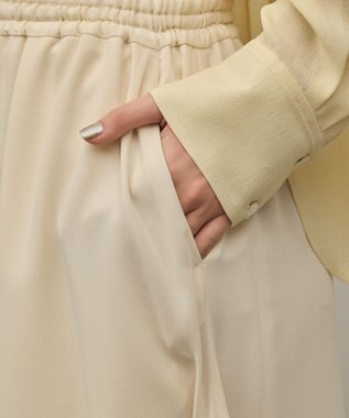 GRACE CONTINENTAL イレギュラーキュロットパンツ キナリ