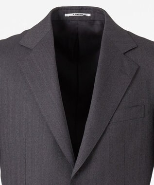 J.PRESS MEN 【ESSENTIAL CLOTHING】ヘリンボーンストライプ スーツ/総裏 グレー系1
