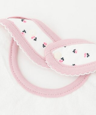 組曲 KIDS フラワーボンボン スタイ ピンク系5