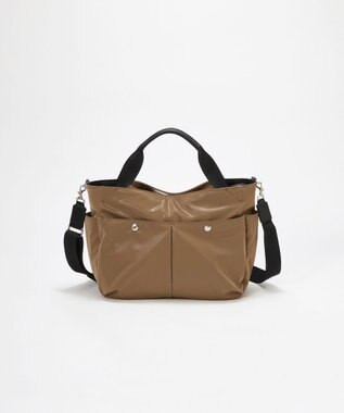 TOPKAPI 【Breath TOPKAPI】Train 防水ポリエステル ショルダー付き A4 トートバッグ / キャリー対応