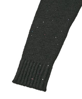 earth music&ecology 【セット2点】SET2点フラワースパンコールカーデ＋ビスチェ Black