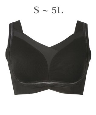 BRADELIS New York 【Yukine inc. 】ゆきねえモアソフト快適ホールドブラ24  接触冷感 ノンワイヤーでラクに補正 ブラジャー YH124201