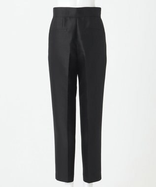 23区 【エステータ】ウールシルクツイル パンツ ブラック系