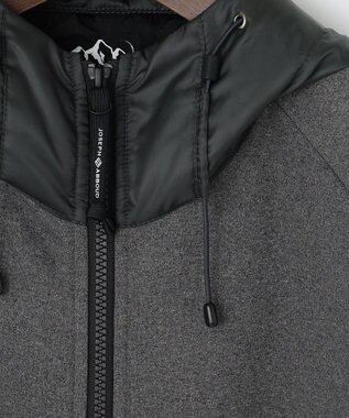 JOSEPH ABBOUD MOUNTAIN 【UNISEX】吸水速乾 バックフリースパーカー グレー系