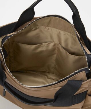 TOPKAPI 【Breath TOPKAPI】Train 防水ポリエステル ショルダー付き A4 トートバッグ / キャリー対応 ブラウン