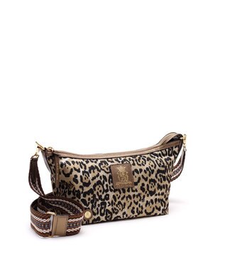 A.D.M.J. 【撥水】デービス＆牛革/マーキスクロスボディ LEOPARD