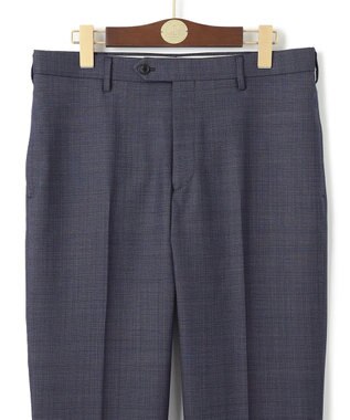 J.PRESS MEN 【ストレッチ / ウォッシャブル可】パワーストレッチウール インディゴルック スラックス ブルー系