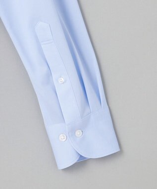 GOTAIRIKU 【ストレッチ/洗える】Albini ジャージ シャツ_ カッタウェイカラー サックスブルー系