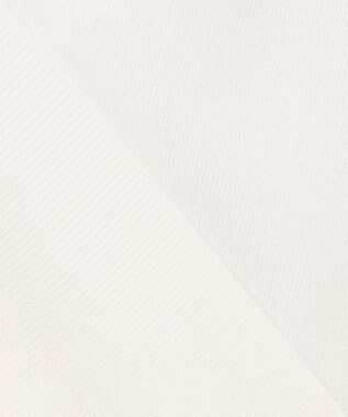 23区 【洗える】シャイニーシアー ニット パーカー ホワイト系