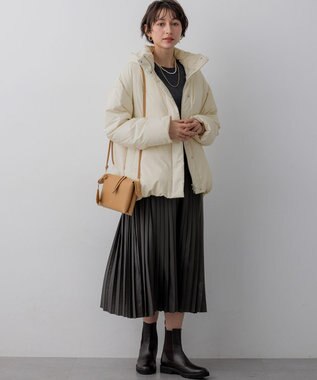 23区 【先行予約】スクエアフラット ショルダーバッグ キャメル系